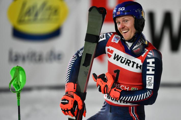 Kristoffersen vince la libera di Garmisch