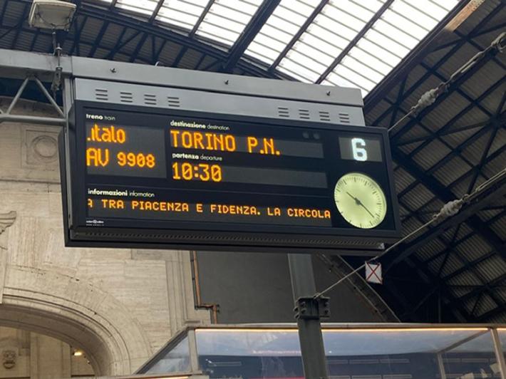 Investimento sui binari a Cadeo, rallentamenti sulla linea per Bologna