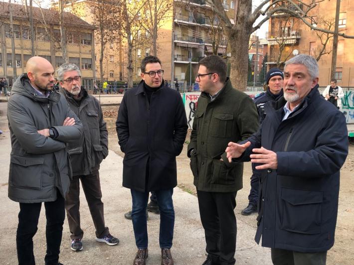 Il sindaco Guerra in visita al quartiere San Leonardo:  "Sono qui per ribadire il mio impegno per la sicurezza del quartiere"