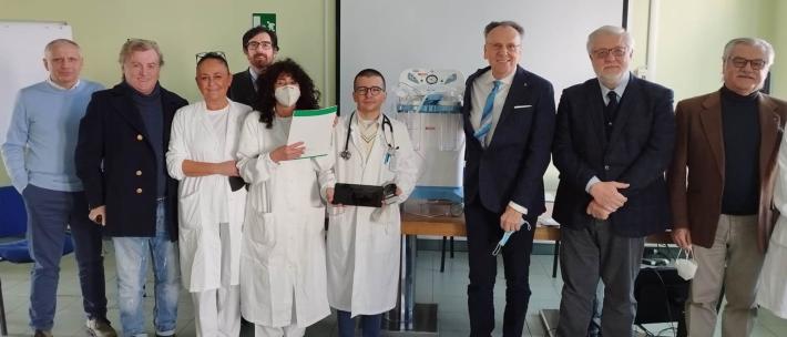 Sonda ecografica e un aspiratore chirurgico donati dal Rotary Salso all'ospedale di Vaio