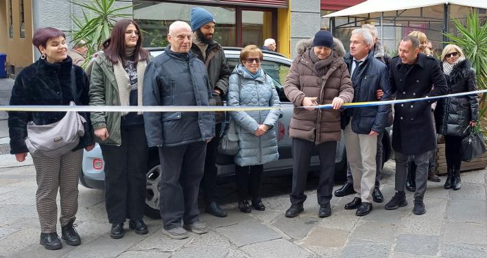 Inaugurata la nuova auto donata da Fondazione Monteparma a UICI Parma  per le  persone con disabilit&agrave; visiva