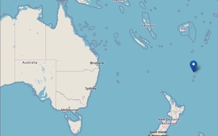 Scossa di magnitudo 6.9 al largo Nuova Zelanda 