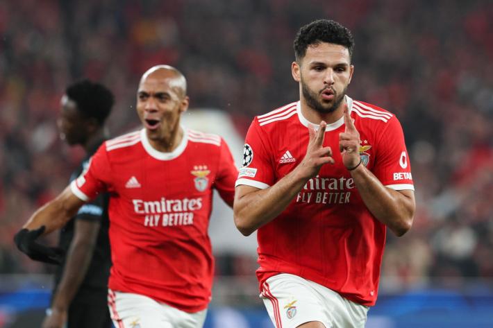 Champions: il Benfica strapazza il Bruges  (5-1) e va ai quarti