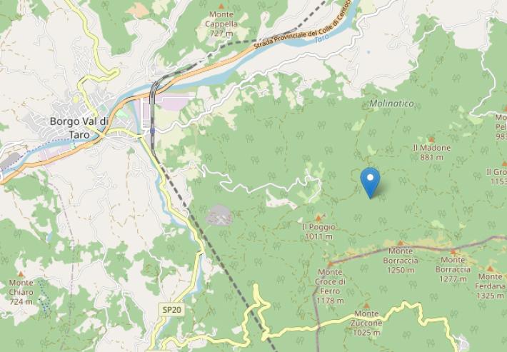 Trema l'Appennino: scossa di terremoto 3.1 a Borgotaro