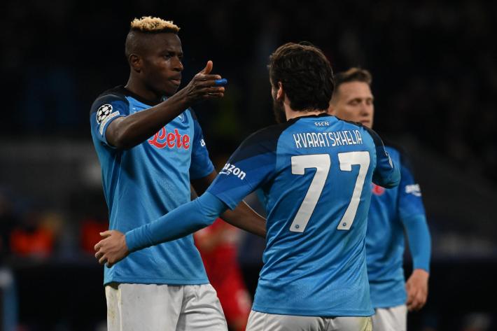 Champions: il Napoli stapazza l'Eintracht e passa ai quarti (3-0)