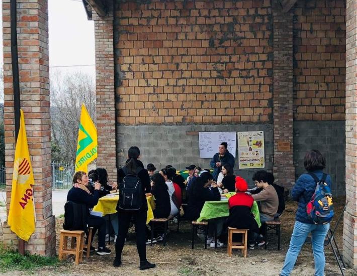 Gli studenti imparano a fare il pane con Coldiretti donne impresa