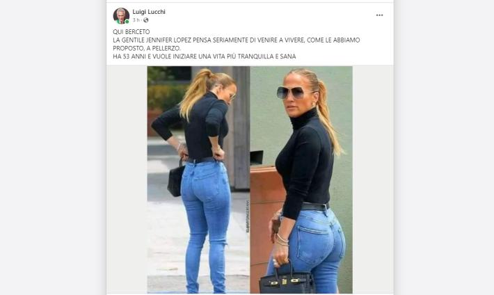 Lucchi non abbandona la "folle" idea e rilancia: "Jennifer Lopez sta pensando di venire a vivere a Pellerzo"