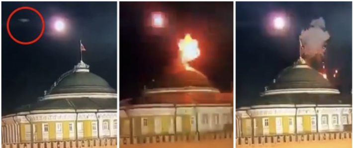 Droni esplodono sopra il Cremlino. La Russia: "E' un attentato a Putin dell'Ucraina". Kiev smentisce