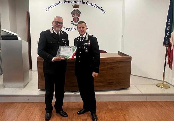 Il Luogotenente Marco Orsolini va in pensione