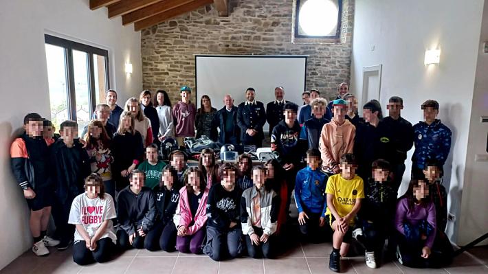 Compagnia carabinieri Borgotaro: incontro sulla legalit&agrave; con gli studenti della scuola media di Varsi