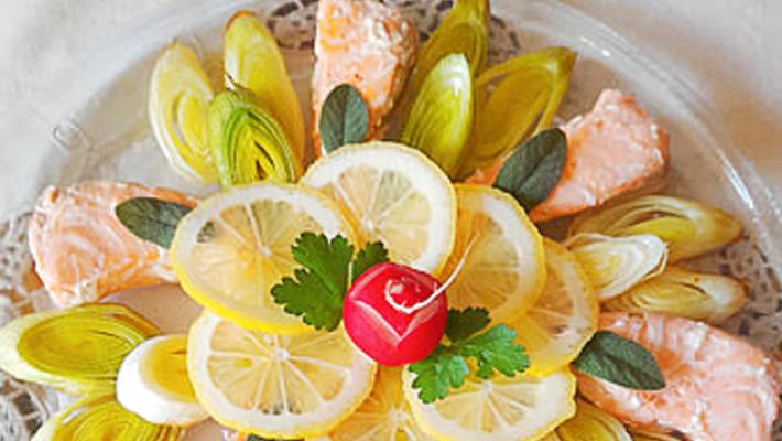 Salmone all'aceto balsamico