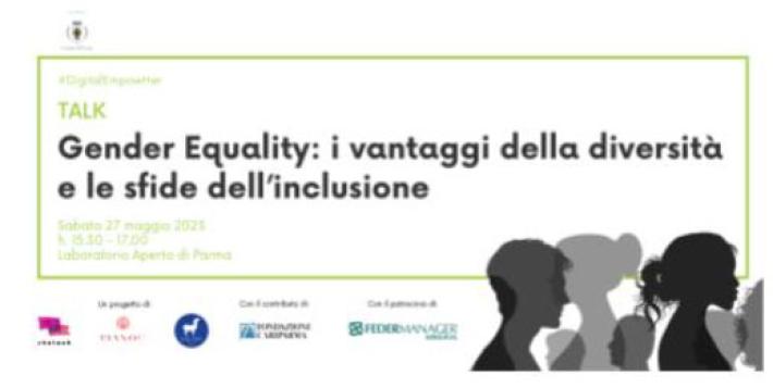 Equilibrio di genere nelle aziende e nella societ&agrave;: dibattito a Parma sabato 27 maggio