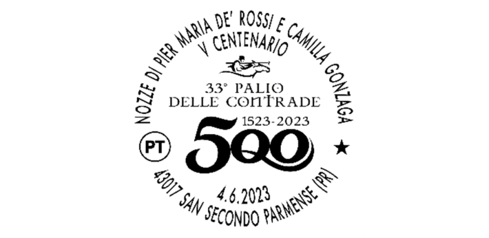 In occasione del palio delle contrade di san secondo disponibile l&rsquo;annullo filatelico dedicato alla manifestazione