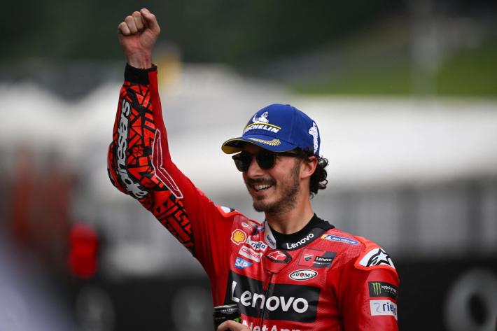 Gp del Mugello: vince Bagnaia, tutte Ducati sul podio