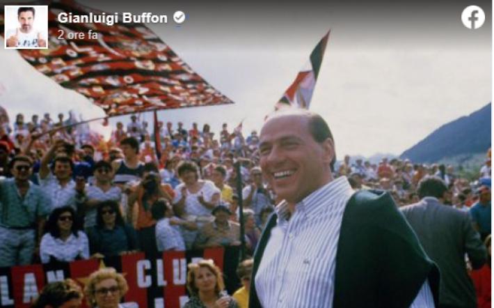 Buffon ricorda Silvio Berlusconi: "Presidente visionario ed appassionato" 