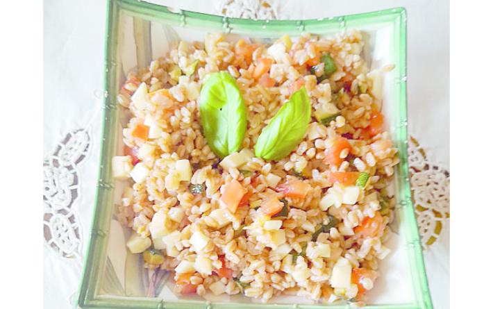 Insalata di farro all'aceto balsamico