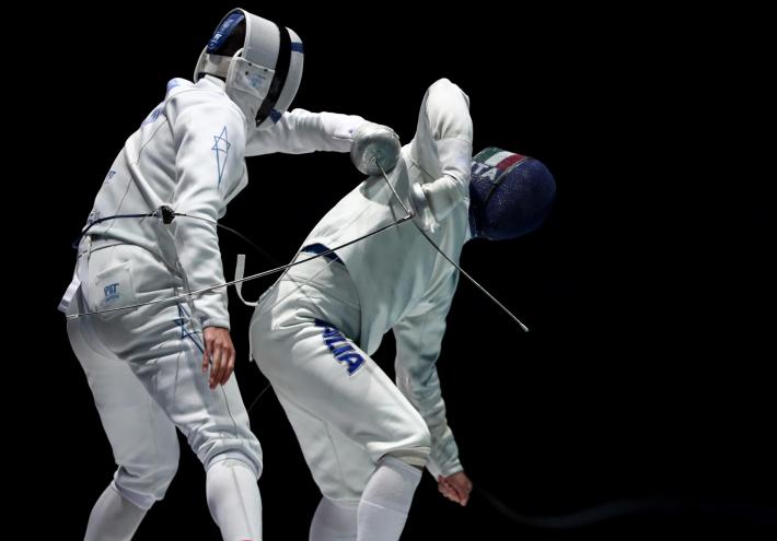 Europei: nella spada doppietta azzurra: Di Veroli oro e Vismara argento