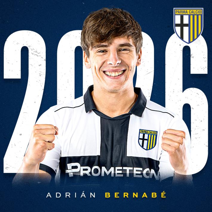 Parma calcio: Adri&agrave;n Bernab&eacute; ha rinnovato il contratto per tre anni 