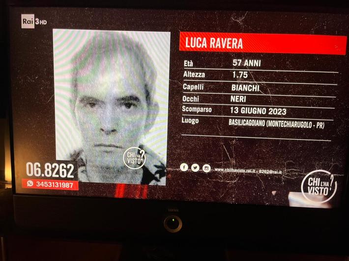 Basilicagoiano, ancora nessuna traccia del 57enne Luca Ravera: appello a "Chi l'ha visto?"