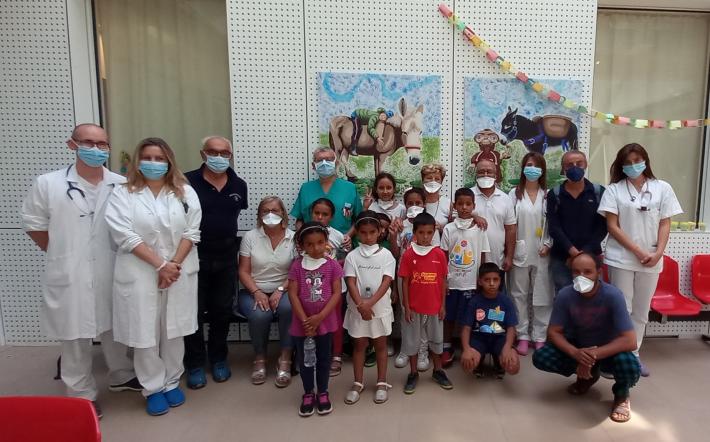 Check up gratuiti al Maggiore per i bimbi del Saharawi arrivati nel parmense grazie a Help for Children