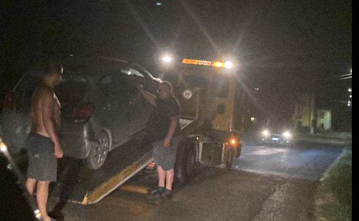 Auto fuori strada nella notte: paura a Busseto