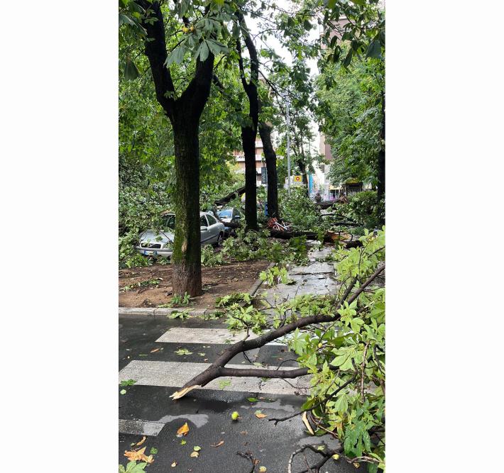 Non c'&egrave; pace in Lombardia e Brianza: un altro violento temporale con vento e grandine