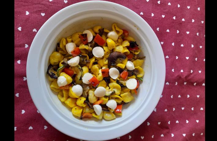 Orecchiette con verdure grigliate