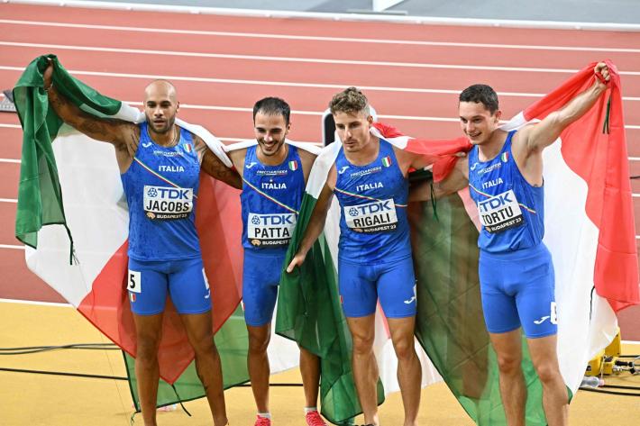 Mondiali di atletica, Italia medaglia d'argento nella 4X100. 4X100 femminile, Italia quarta