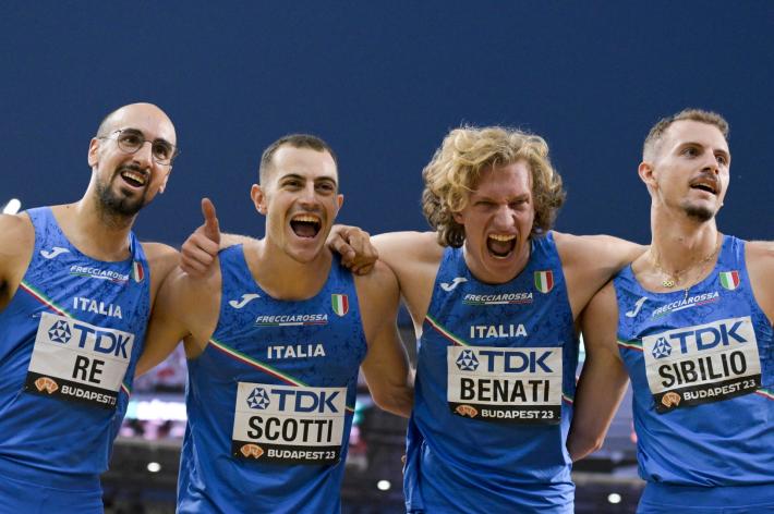 La 4x400 maschile con Scotti e quella femminile con Folorunso in finale