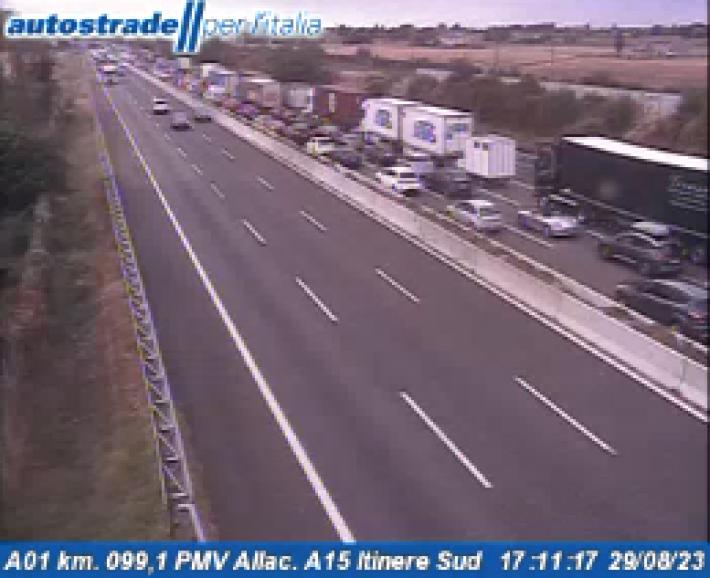 A1, code a tratti fra Parma e Fidenza 