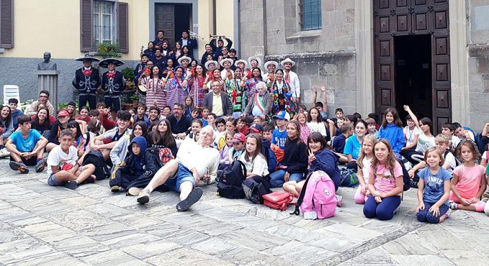 Il Presidente della Provincia Andrea Massari in visita al Comune di Berceto