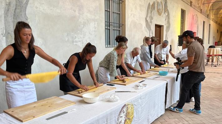 Parma Ladies Open, le tenniste si improvvisano "sfogline"