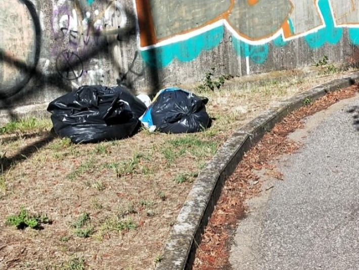 Degrado pista ciclabile