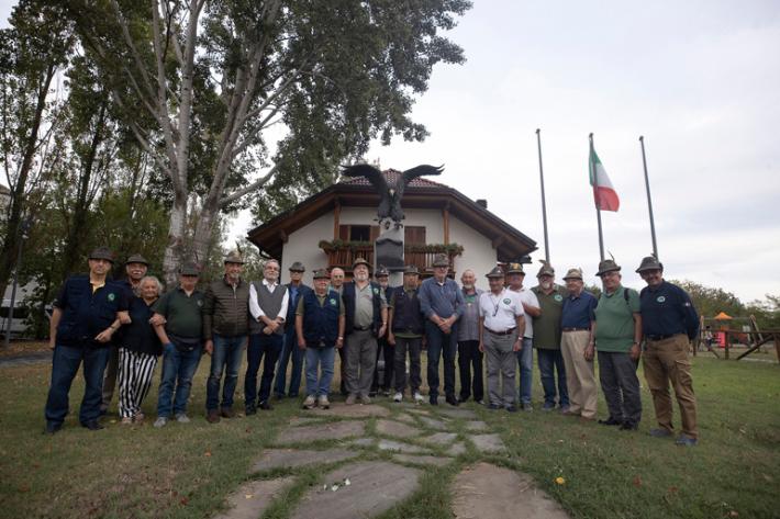 Penne nere riunite per celebrare il  patrono Maurizio