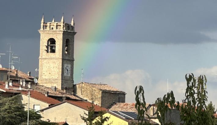 Tizzano, il temporale non c'&egrave;, ma arriva l'arcobaleno