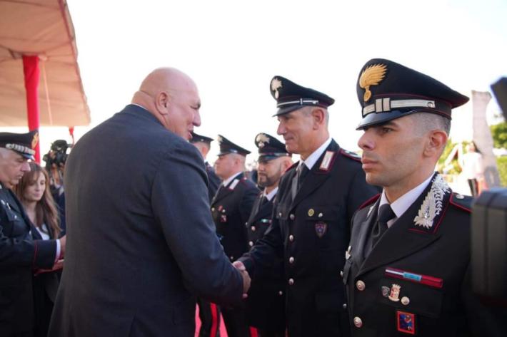 Carabiniere di Colorno premiato a Roma da ministro e Presidente Repiubblica