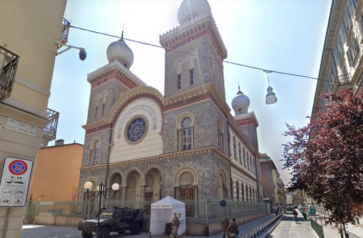 Torino, allarme bomba nei pressi della sinagoga