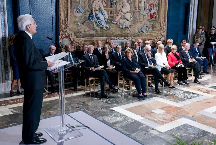 Cavalieri del Lavoro, consegnate al Quirinale le onorificenze