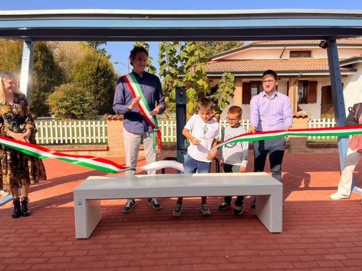 Casale di Sorbolo Mezzani, piazza Negri  si presenta con una veste tutta nuova 