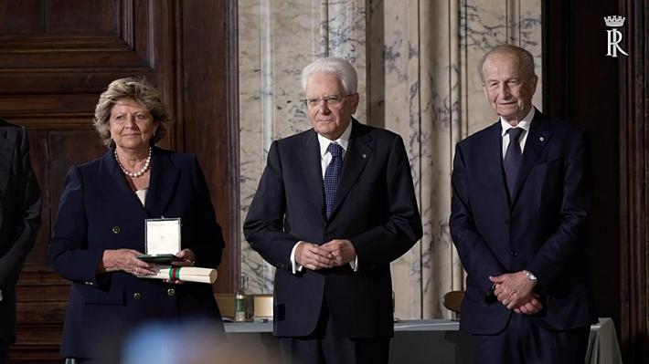 L'armatrice al Quirinale