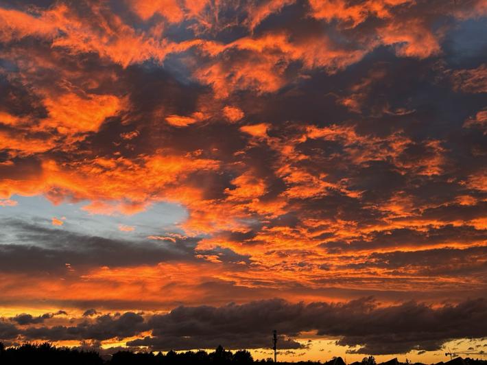 Cielo di Parma stasera!
