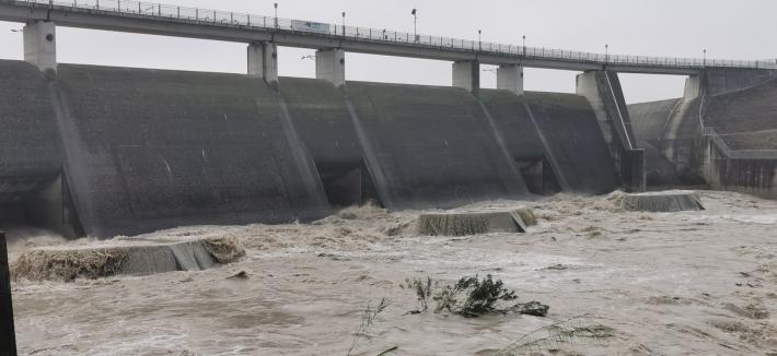 Piena del Parma, trattenuti 8 milioni di metri cubi nella cassa di espansione di Marano