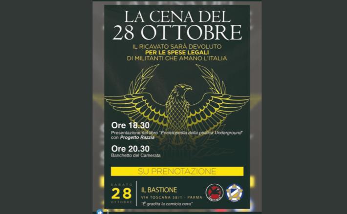 La cena del 28 ottobre
