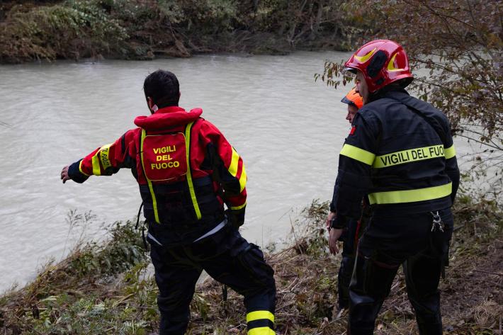 Trascinato via dalla Parma
