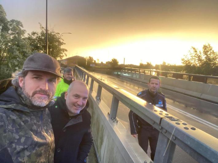 Il sindaco Cesari: "Ore 7, 30 ponte riaperto". Situazione verso la normalit&agrave;