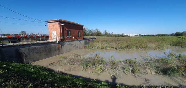 Bonifica parmense operativa e situazione sotto controllo. colmo di piena dell'Enza a Sorbolo Mezzani: 10,78 metri