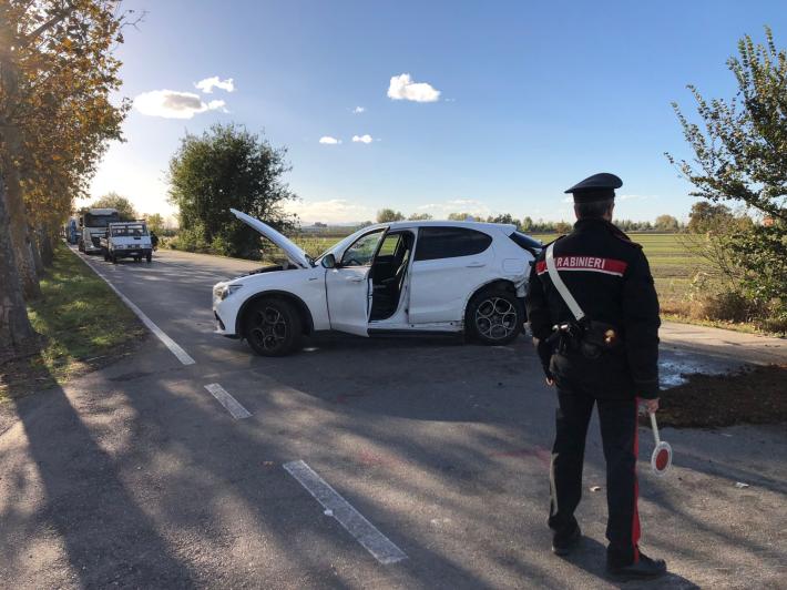 Sorbolo, scontro fra due auto in via Mantova: ferita una donna, traffico in tilt a lungo 
