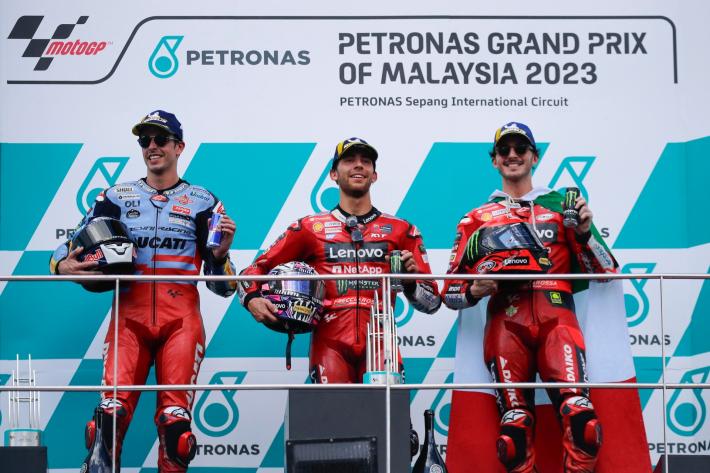 Moto Gp: Malesia, vince  Bastianini e Bagnaia allunga su Martin