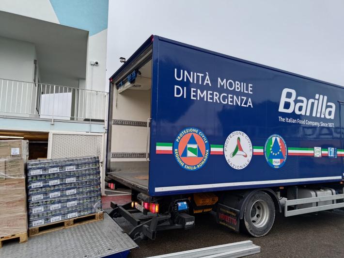 Da Barilla 50 quintali di prodotti alle comunit&agrave; alluvionate della Toscana