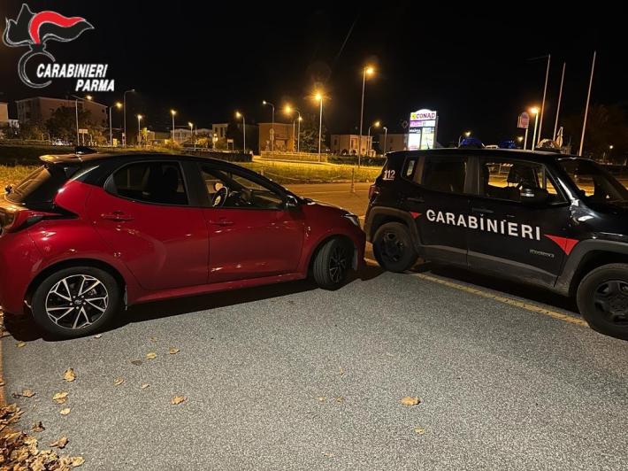 Colorno: i carabinieri recuperano un&rsquo;altra macchina rubata